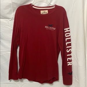 Red Hollister long sleeve